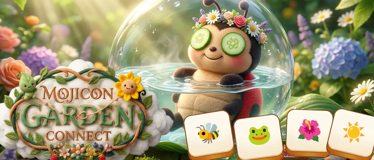 Mojicon Garden Connect – Kostenloses Puzzlespiel online spielen
