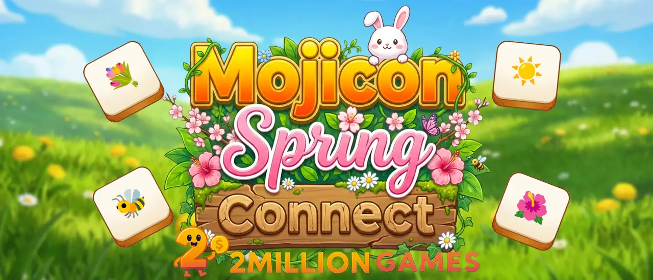 Mojicon Spring Connect 無料パズルゲームで遊ぶ