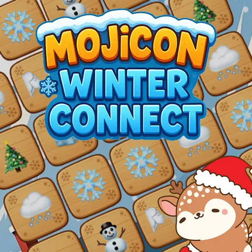 Mojicon Winter Connect 無料で遊べる冬のマッチングゲーム