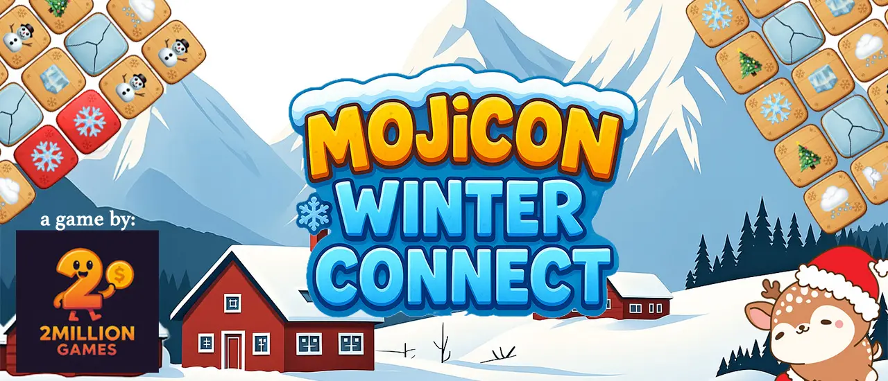 Mojicon Winter Connect 無料で遊べる冬のマッチングゲーム