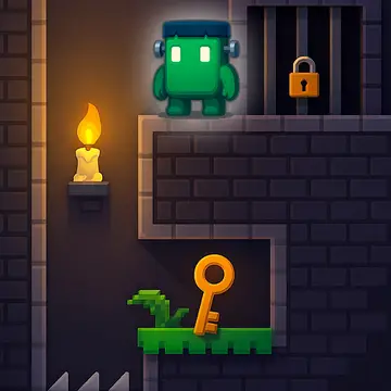 Monster Escape Oyna - Bulmaca Platform Oyunu