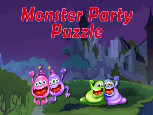 Monster Party Puzzle - Juego de rompecabezas en línea gratis