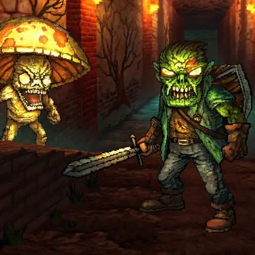 Monster Slayer Merge & Survive - Ücretsiz Oyna Puzzle ve Strateji Oyunu