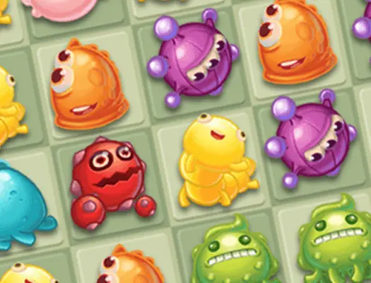 Monster Temple Spiel online kostenlos – Match-3 Puzzle für Fans