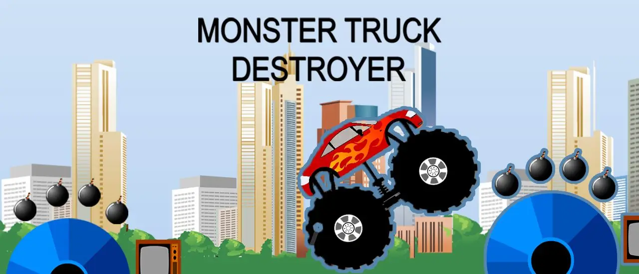 Monster Truck Destroyer - Free Racing & Driving Game