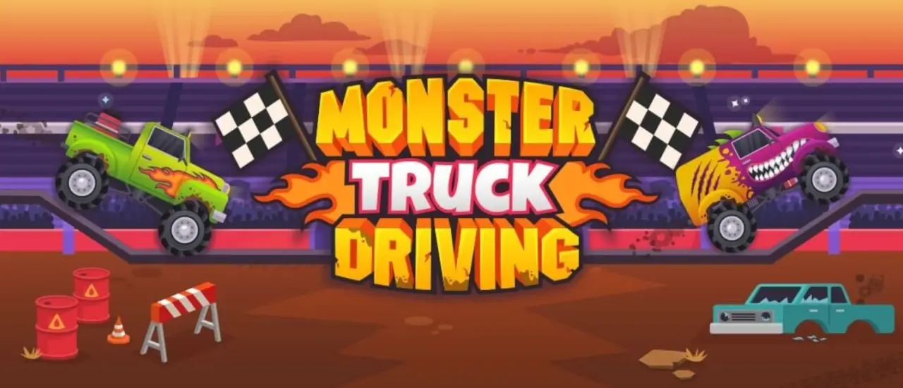 Monster Truck Driving: Jogue Online e Grátis - Corrida de Caminhões