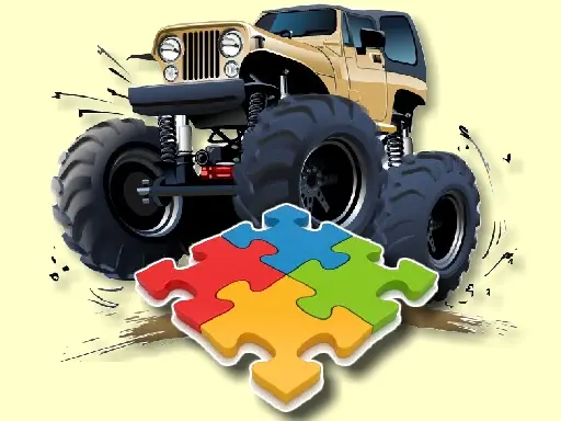 Monster Truck Jigsaw Challenge - Jeu de Puzzle en Ligne Gratuit