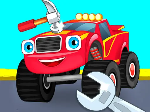 Monster Truck Repairing - Free Car Repair & Washing Game for Kids