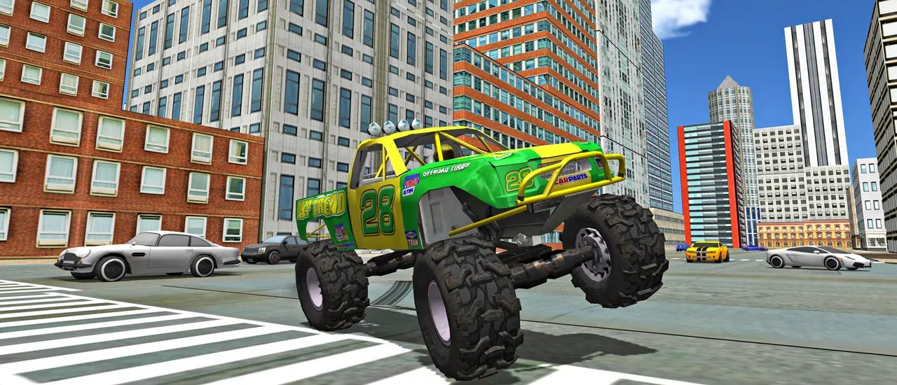 Monster Truck Stunts Driving Simulator
