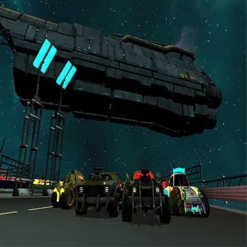 Moon Car Stunt - Play Space Racing Game Online Free