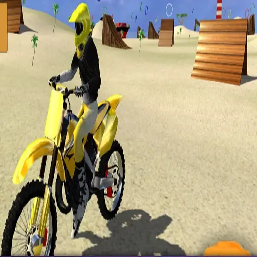 Motocross Beach Jumping 3D - Play Free Stunt Motorbike Game