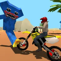 Motoracer vs Huggy لعبة سباق وقيادة مجانية أونلاين