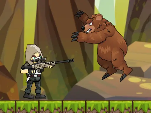 Mr. Hunter - Jeu de tir 2D gratuit en ligne