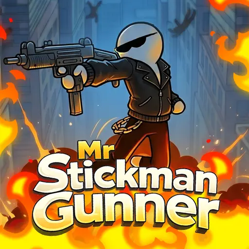 Mr Stickman Gunner – Kostenloses 2D Shooter Spiel online spielen