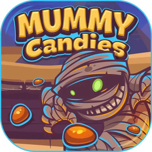 Mummy Candies – Kostenloses Puzzle Spiel online spielen