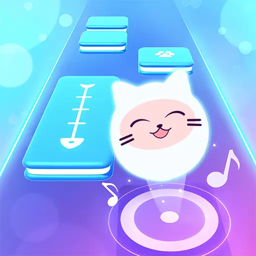 Music Cat! Jeu de Piano Tiles 3D Gratuit en Ligne