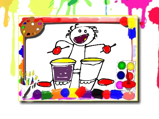 Music Coloring Book: Juego de Colorear para Niños y Adultos Gratis en Línea