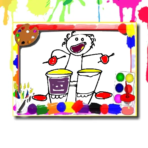 Music Coloring Book: Juego de Colorear para Niños y Adultos Gratis en Línea