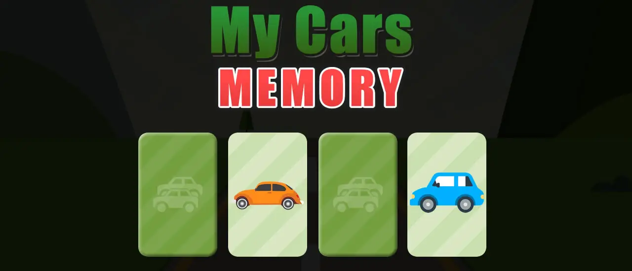My Cars Memory - Ücretsiz Online Hafıza ve Araba Oyunu Oyna