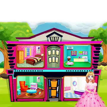 My Doll House: Design- und Dekorationsspiel für Mädchen