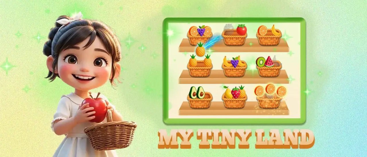 My Tiny Land 無料パズルゲーム - 野菜と果物のマッチングゲーム