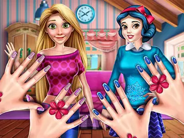 Nails Makeover - Jogue e Cuide das Unhas das Princesas