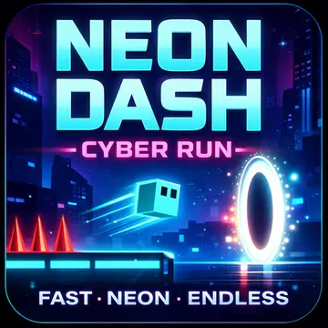 Neon Dash: Cyber Run - Play Free Online Endless Runner