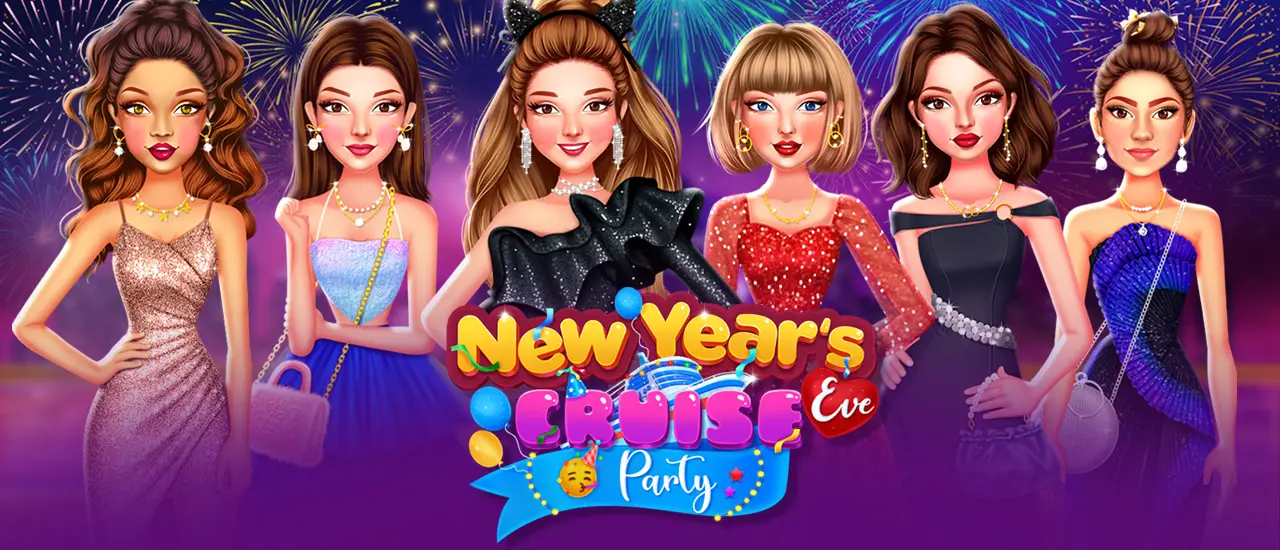 New Years Eve Cruise Party - Dress Up & Celebrate Online Game