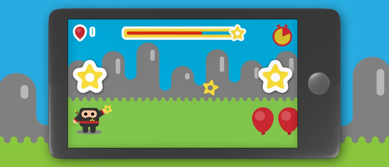 Ninja Star - Juego educativo para niños y aprender a jugar gratis