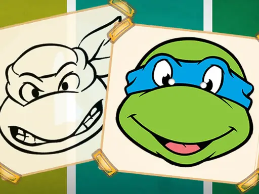 Ninja Turtles Coloring Book - Jeu de coloriage en ligne gratuit