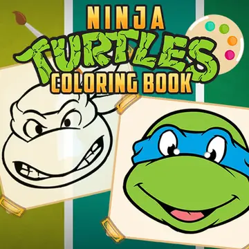 Ninja Turtles Boyama Kitabı - Ücretsiz Çocuklar İçin Oyna