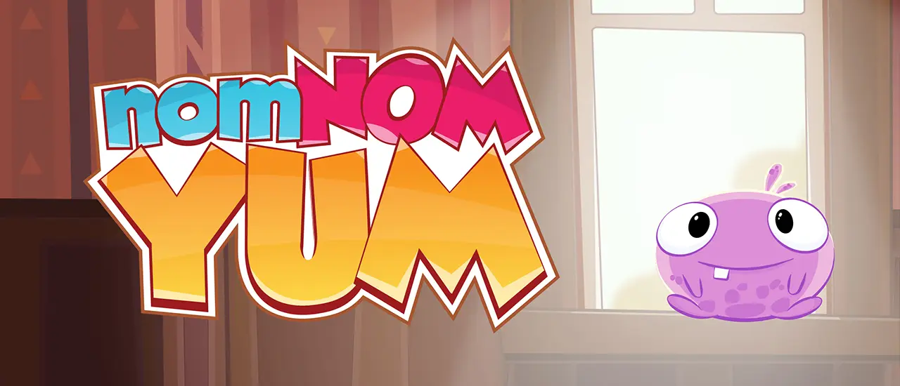 Nom Nom Yum لعبة ألغاز مجانية للعب عبر الإنترنت