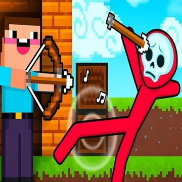 Noob Archer vs Stickman Zombie: Free Zombie Shooter Game