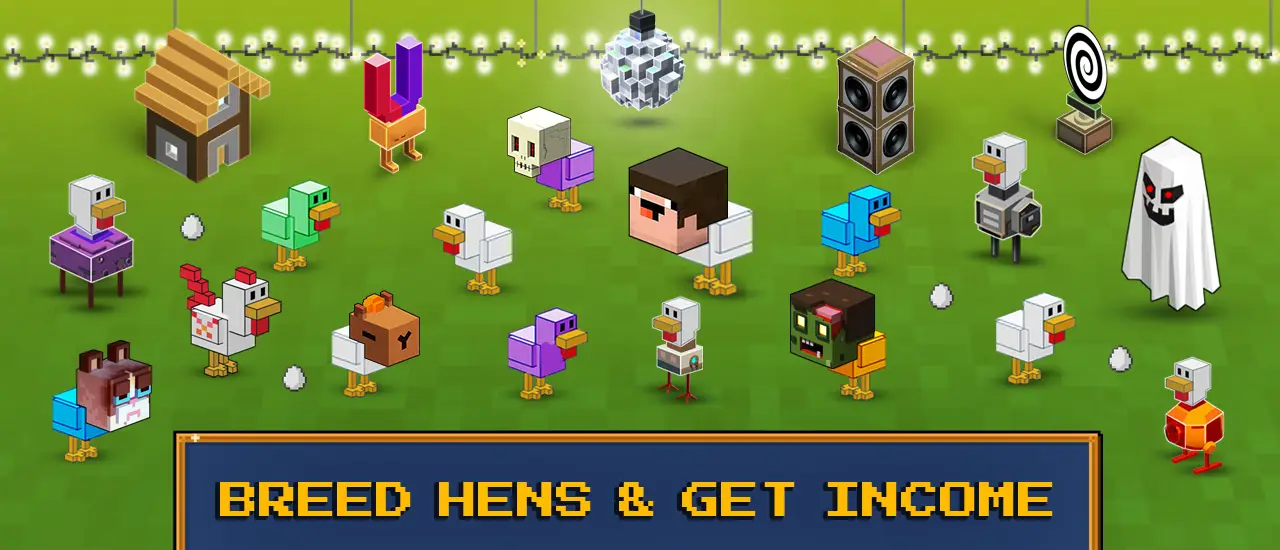 Noob Chicken Farm Tycoon – Kostenloses Hühnchen Farmspiel zum Spielen