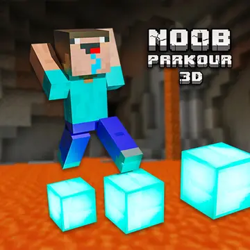 Noob Parkour 3D - Play Game with Blocks, Obstacles & Traps