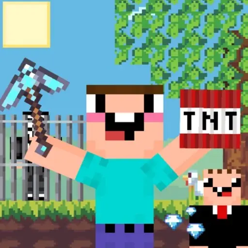 Noob: Saving Friends - Macera ve Oyun Oyna