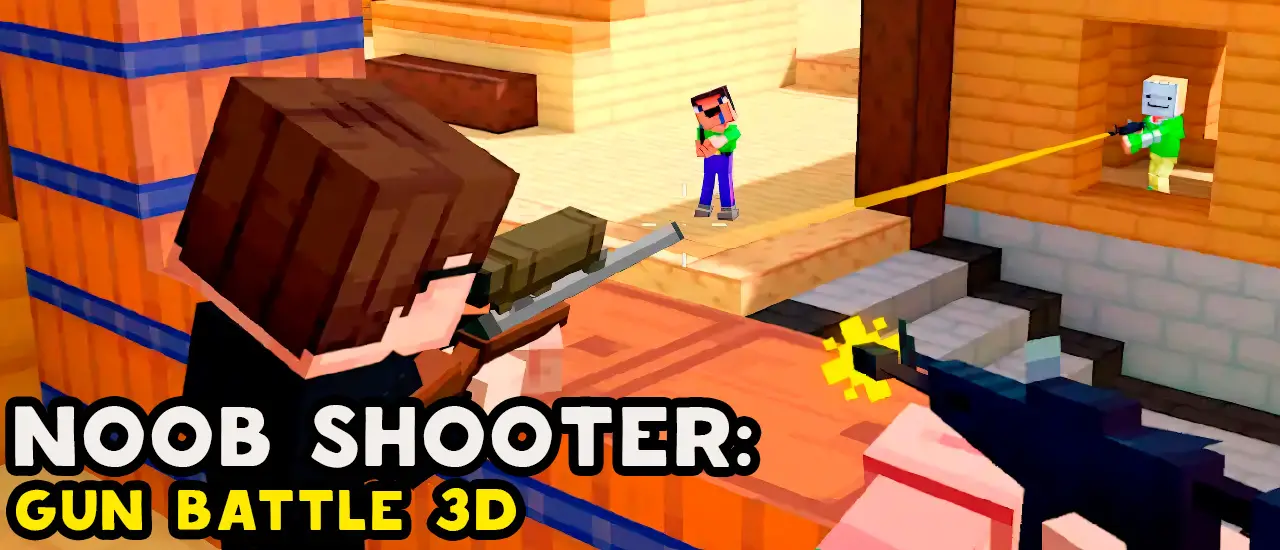 Noob Shooter: Gun Battle 3D - Play Free Online Shooter Game