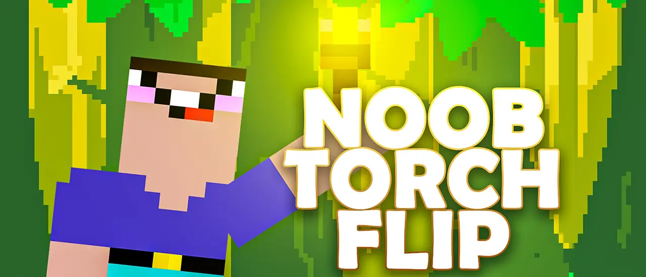 Noob Torch Flip 2D - Play Free Arcade Game Online