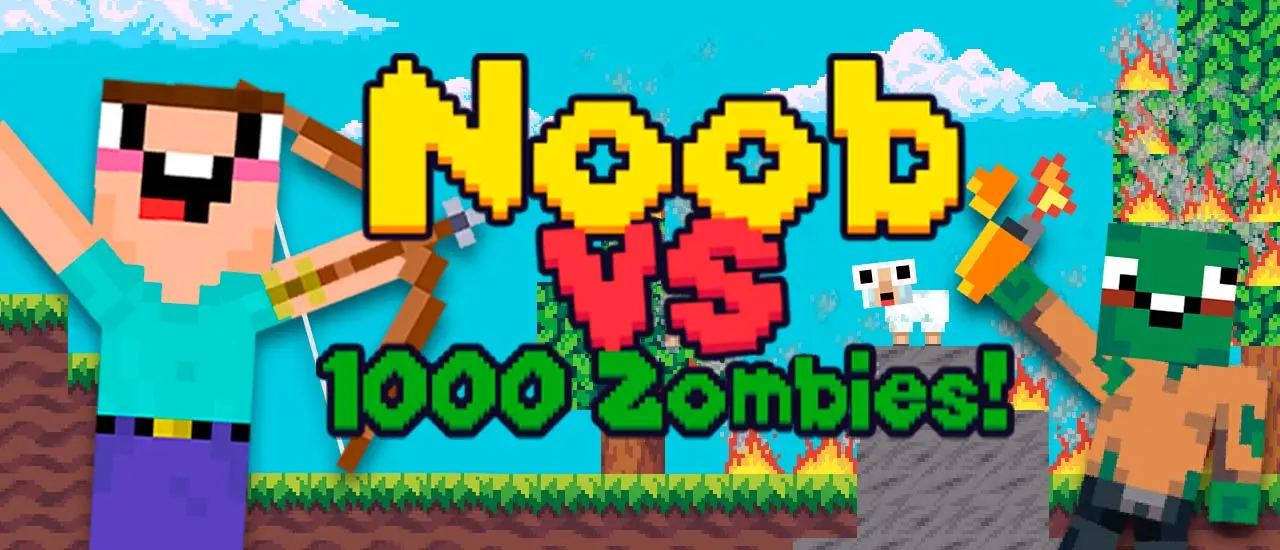Noob Vs 1000 Zombies - Ücretsiz Oyna ve Macera Yaşa