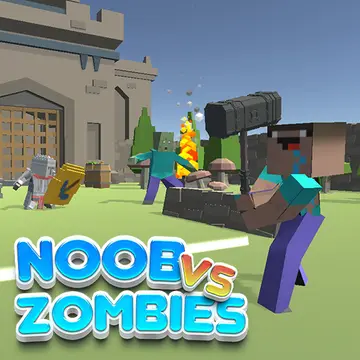 Noob vs Zombies - Free Online Shooter Game