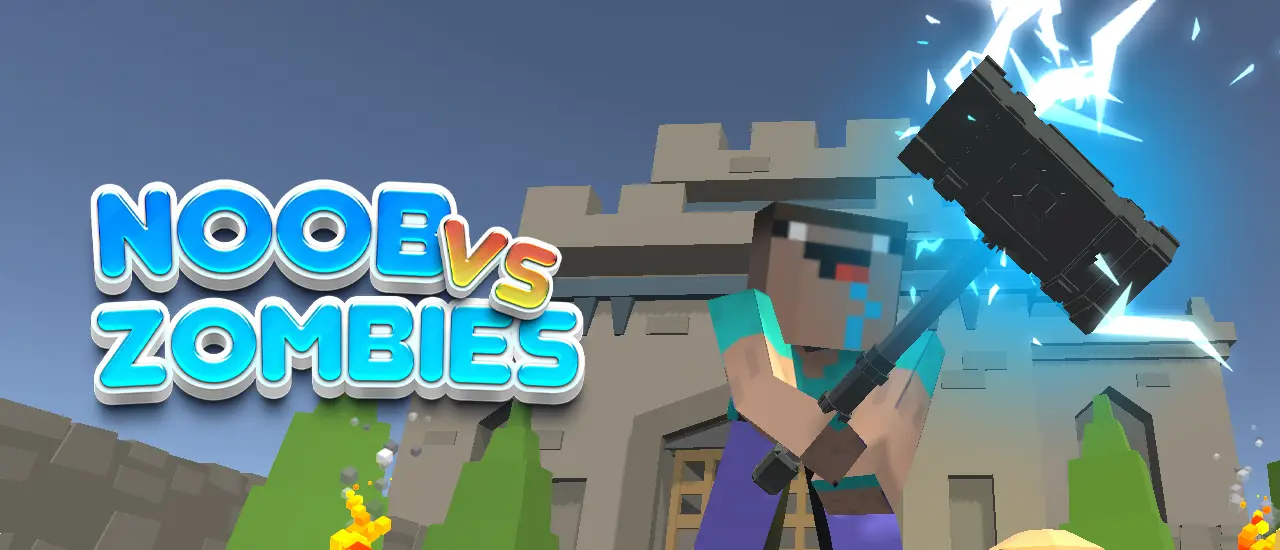Noob vs Zombies – Kostenloses Shooter-Spiel online spielen