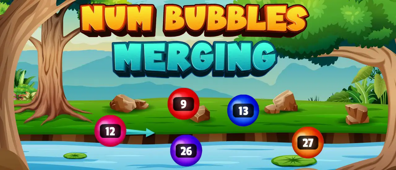 Num Bubbles Merging - Juego de Rompecabezas Gratis para Jugar en Línea