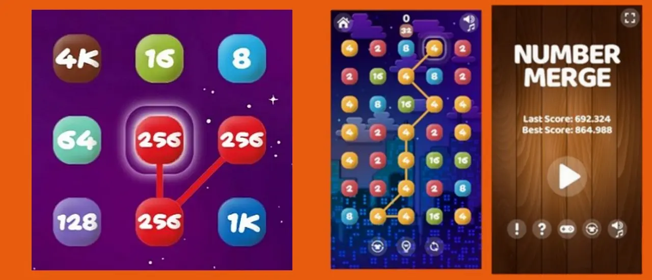 Number Merge - Jeu de fusion et match 3 en ligne gratuit
