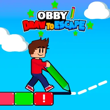 Obby Draw to Escape – Kostenloses Online Abenteuerspiel zum Spielen