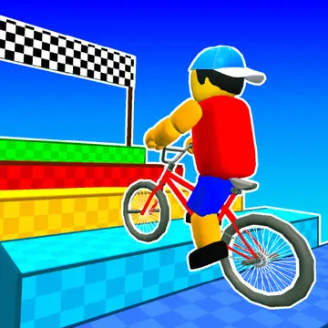 Obby On a Bike - Jeu de plateforme en vélo gratuit
