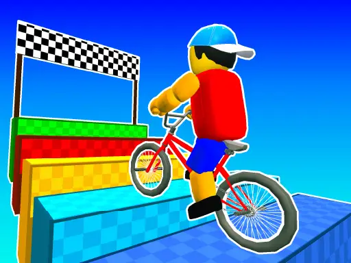 Obby On a Bike - Jeu de plateforme en vélo gratuit
