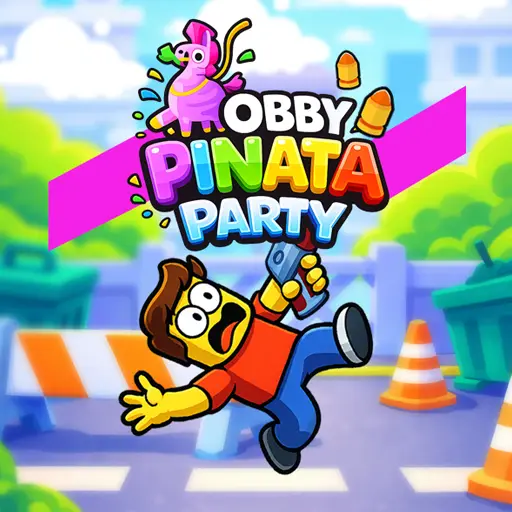 Obby Pinata Party - Jeu d'Aventure et de Combat en Ligne Gratuit