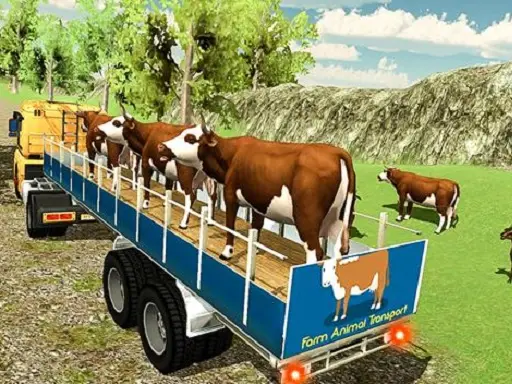 Offroad Animal Truck Transport - Play Free Offroad Cargo Game