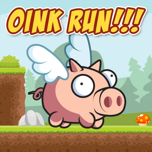 لعب لعبة Oink Run مجانًا - مغامرة الخنزير الصغير على الإنترنت