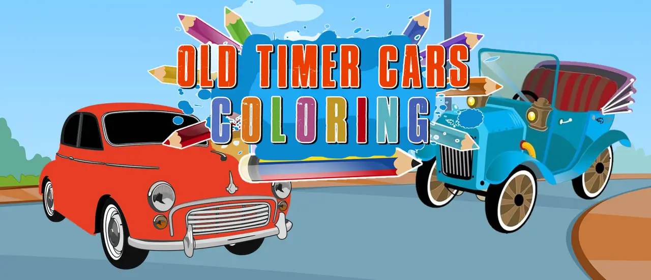 Old Timer Cars Boyama Oyunu - Ücretsiz Online Araba Boyama